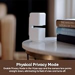 Wyze Cam Pan v4 Caméra de sécurité intelligente à domicile 360° Pan/Tilt/Zoom, utilisation intérieure/extérieure, bébé & Surveillance des animaux de compagnie, vision nocturne, compatible avec Alexa & Assistant Google, Blanc