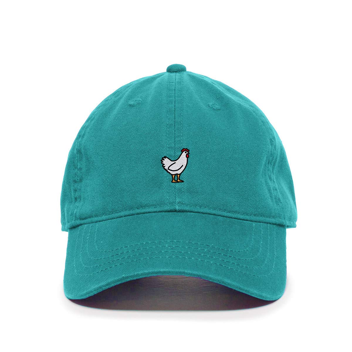 Tech Design Chicken Embroidered Baseball Cap Cotton Adjustable Dad Hat