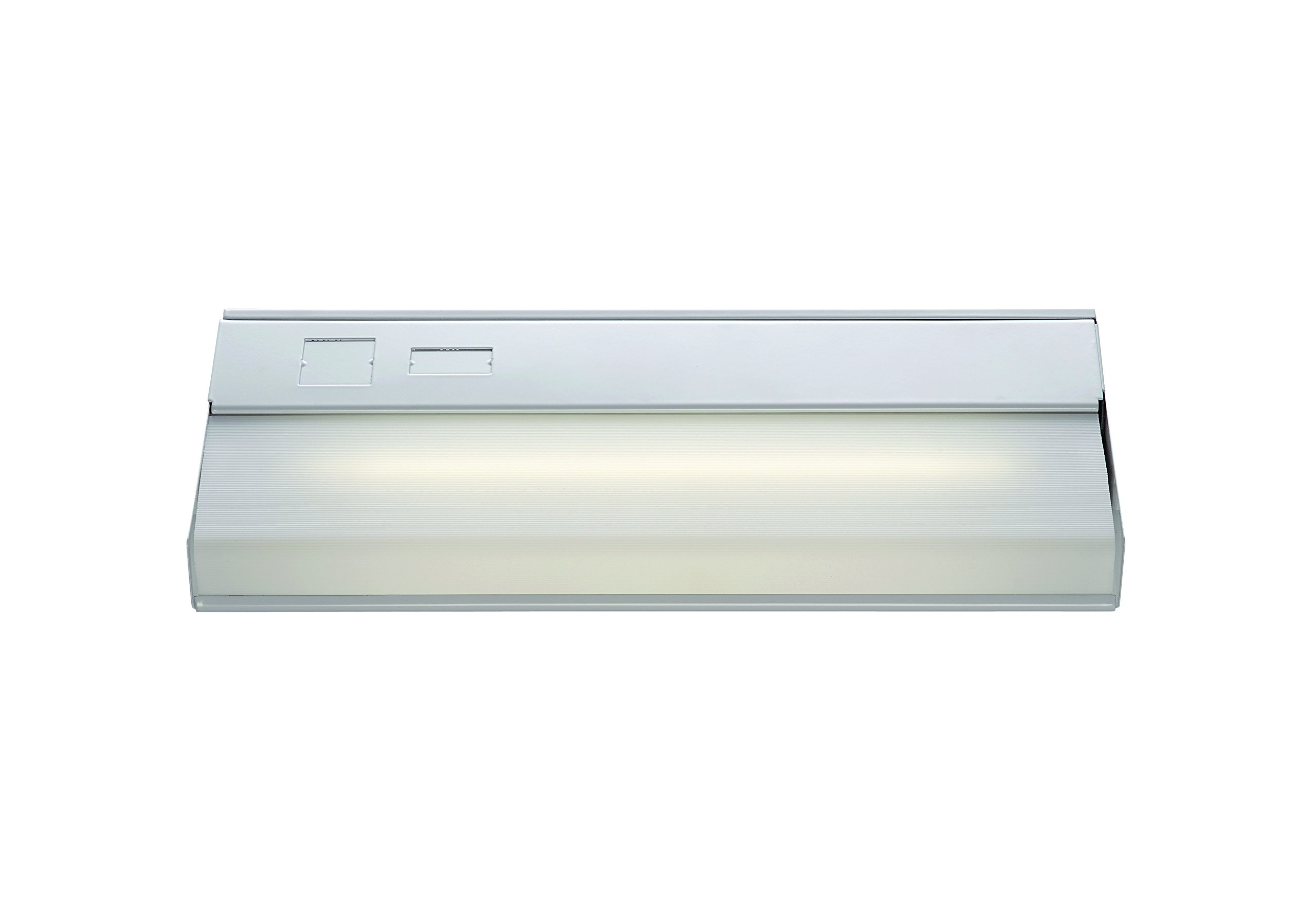 TRANS GLOBEImports CAB-12 WH Transitional One Light Undercabinet from Signature Collection in White Finish, 3.50 inches,TGCAB-12 WH