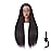 Hairingrid 26-28 Mannequin Head Hair Styling Training Head Manikin Cosmetology Doll Head Synthetic Fiber Hair and Free Clamp Holder (Yaki-Black)