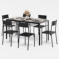 Vista 9 de Gizoon Juego de mesa de comedor para 2, mesa de cocina de 3 piezas con 2 sillas para espacios pequeños, apartamento, cocina, comedor, ahorro