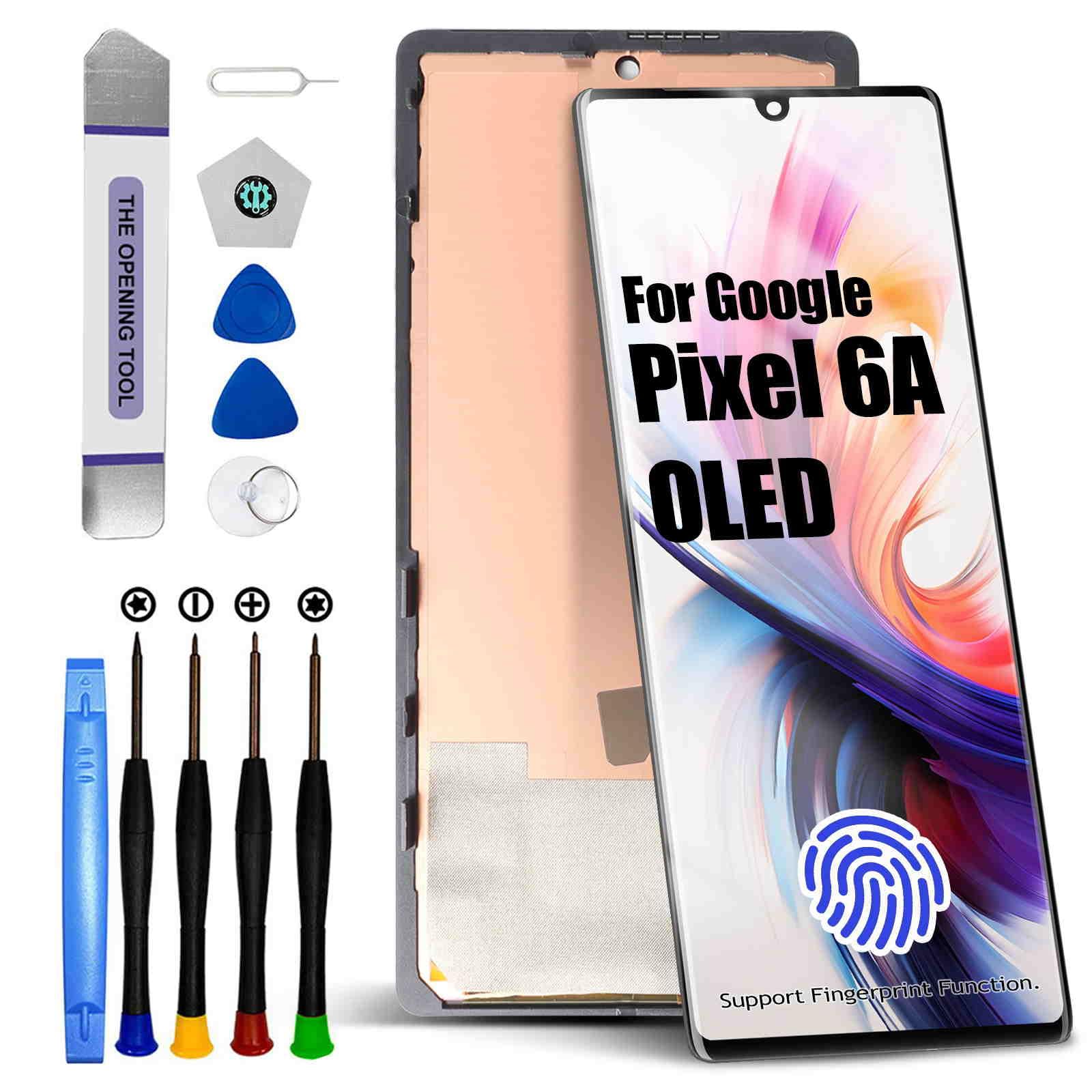 Amazon | フレーム付きGoogleスクリーン交換用OLED(ピクセル6A)用