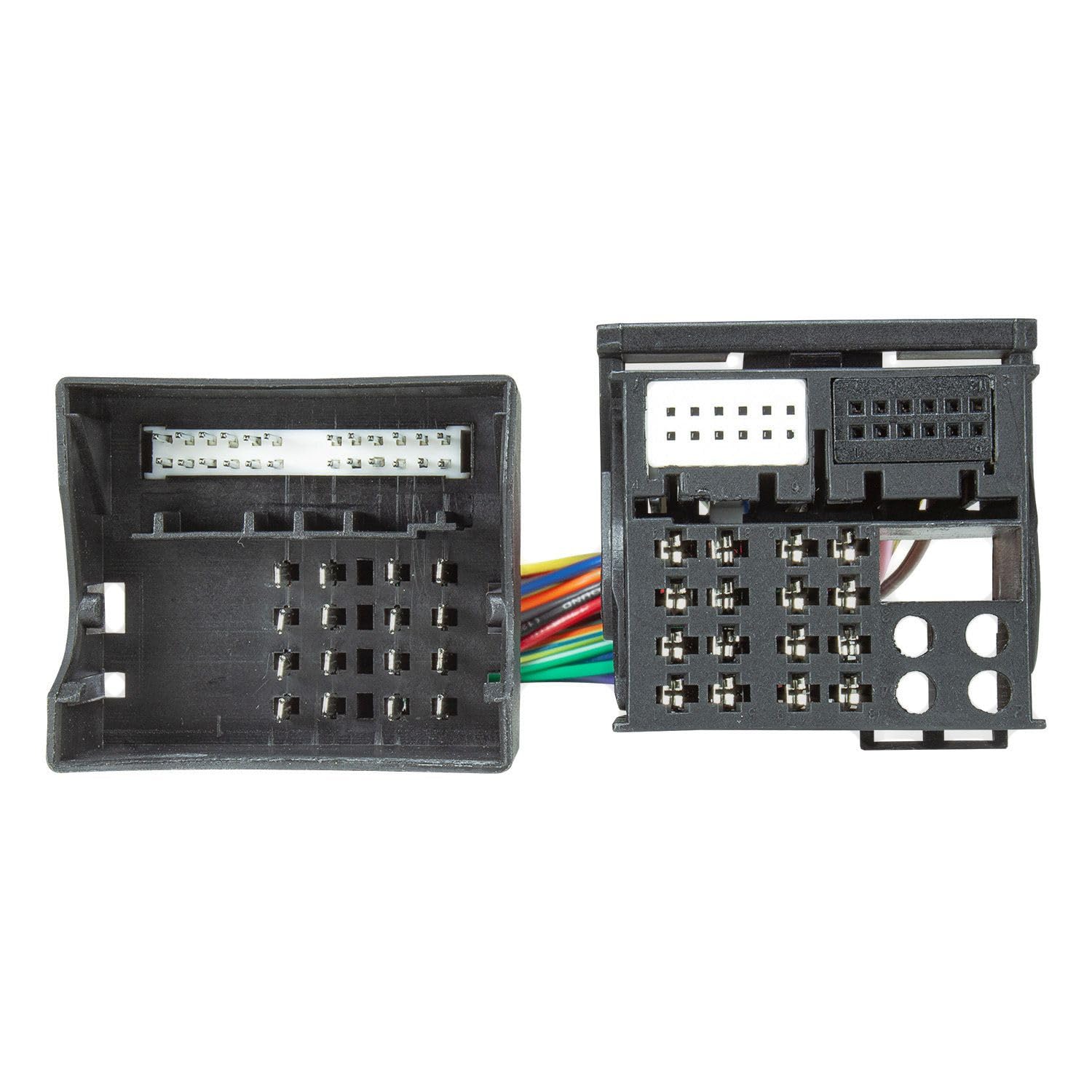 tomzz Audio 7000-042 Cavo adattatore radio Quadlock prolunga alimentazione + altoparlante 30 cm connettore Quadlock maschio a femmina