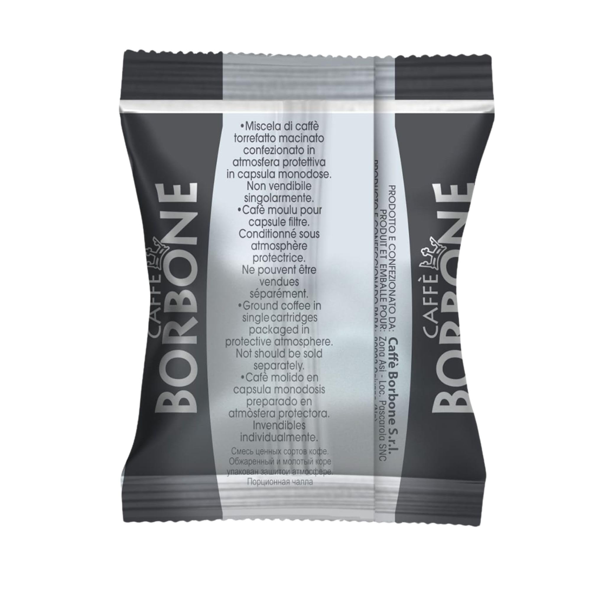Caffè Borbone Respresso, Miscela Nera - 200 Capsule - Compatibili con le Macchine ad uso domestico Nespresso®* (2 confezioni da 100)