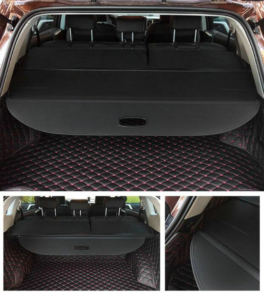 SunnyKun Retractable Rear Cargo Cover Trunk Luggage Security Shade Interior Accessories for Toyota RAV4 2013 2014 2015 2016 (Toyota RAV4)