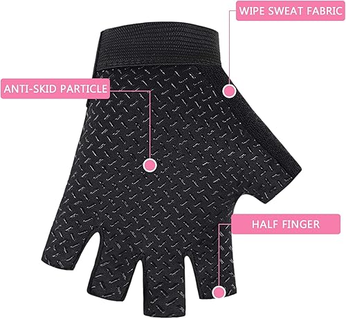 Miniatura 4 de Accmor Guantes deportivos para niños, guantes de medio dedo, guantes de ciclismo para niños y niñas, guantes de pesca para niños, guantes de pesca