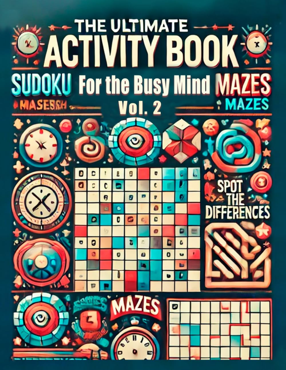 The Ultimate Activity Book For The Busy Mind: Volume 2 (K.B. Stone Activity Book Series)