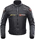 BORLENI Motorcycle Jacket Motorbike Riding Jacket Windproof Motorcycle Full Body Protective Gear Armor