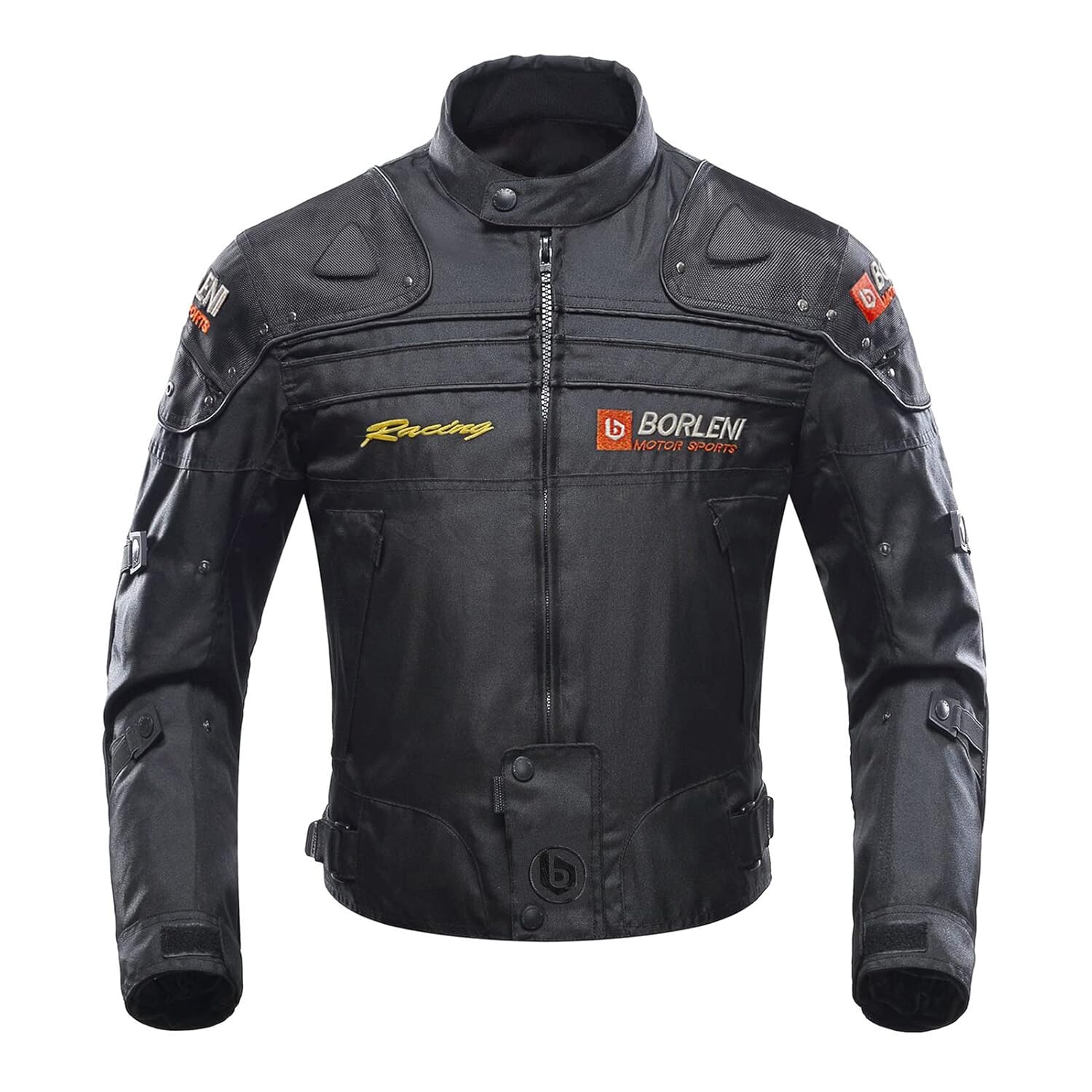 BORLENI Motorcycle Jacket Motorbike Riding Jacket Windproof Motorcycle Full Body Protective Gear Armor