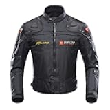 BORLENI Motorcycle Jacket Motorbike Riding Jacket Windproof Motorcycle Full Body Protective Gear Armor