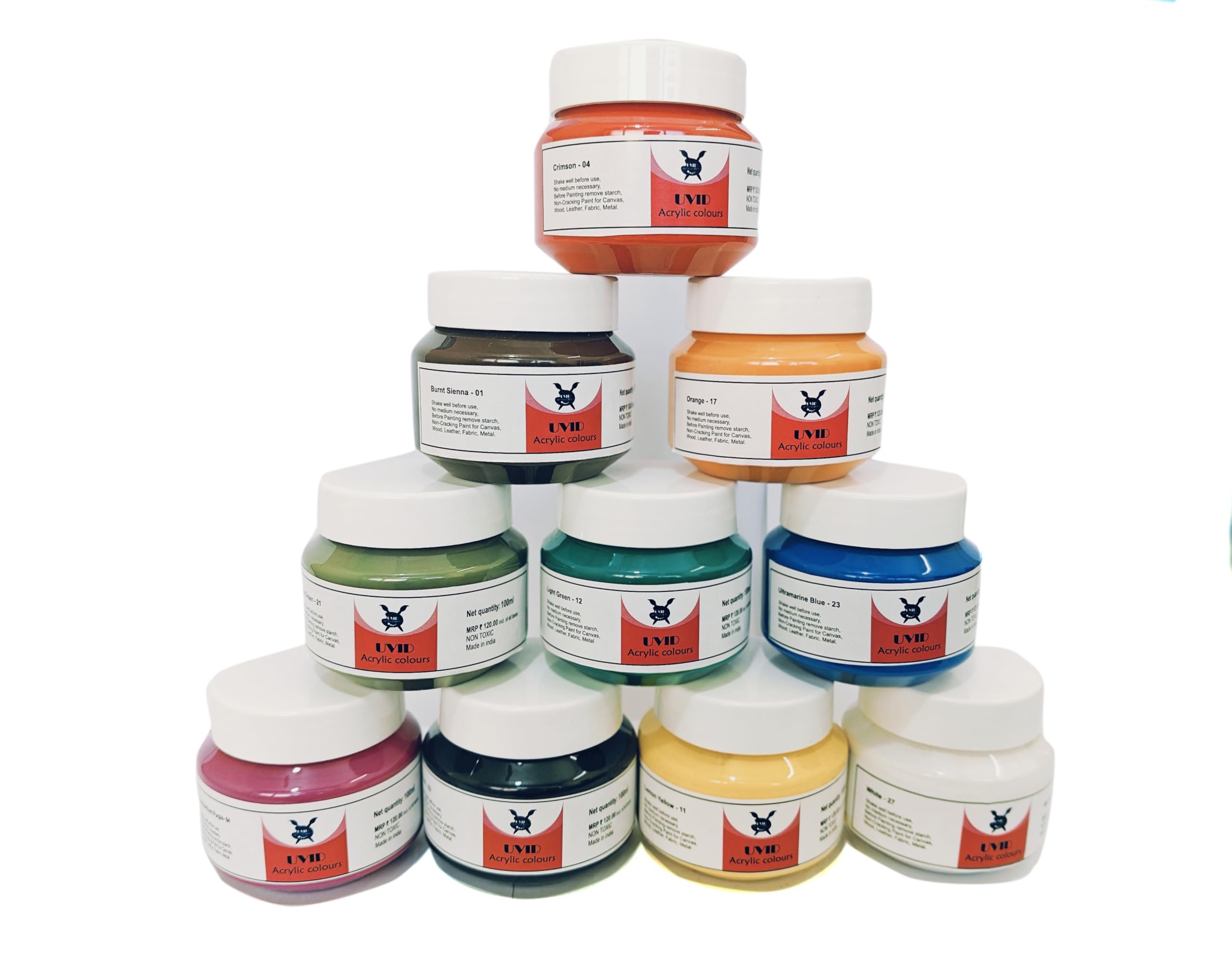 UVID Green Artist Acrylic Colour β 100ml 1