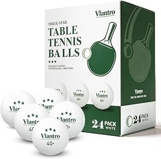 24 pack 40+mm table tennis balls