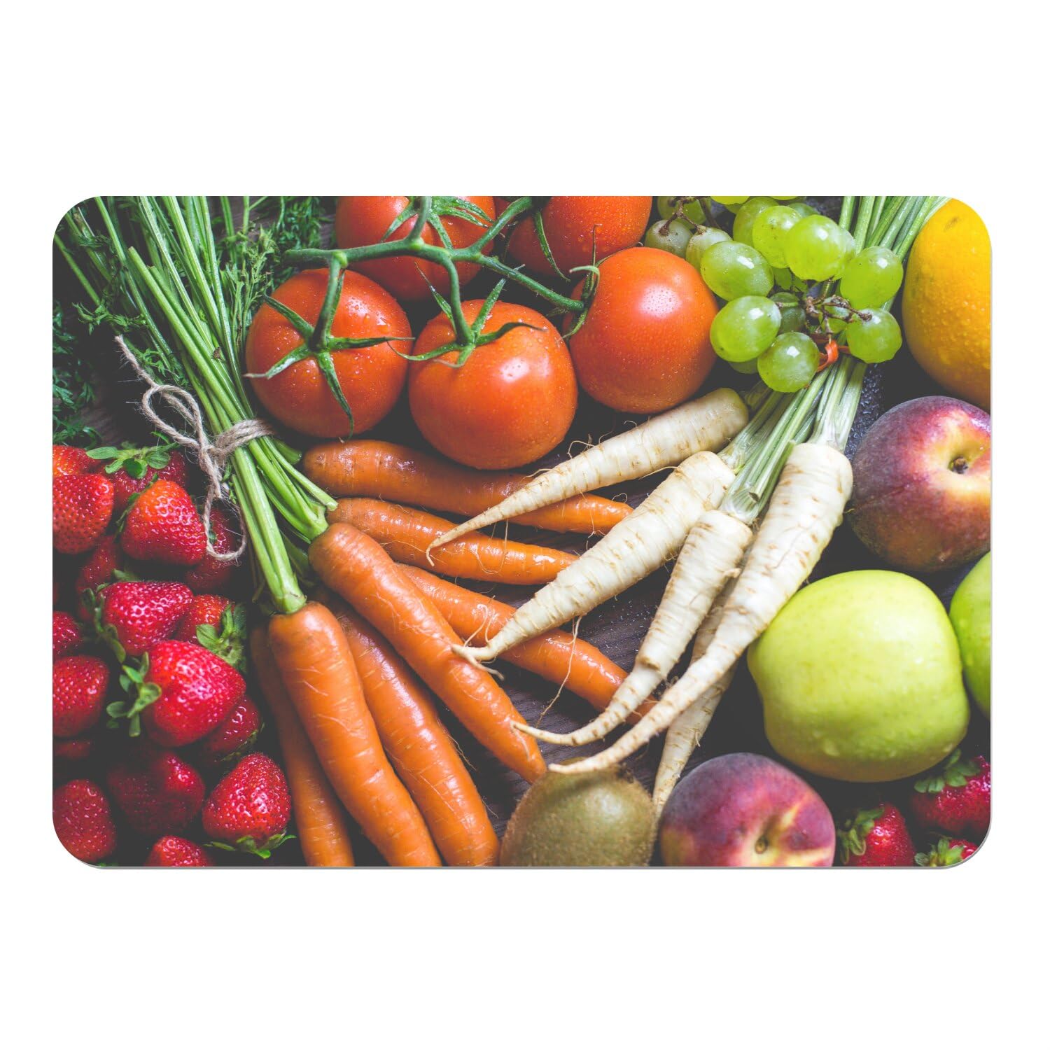 Sets de table en liège pour repas healthy et décoration de cuisine vegan