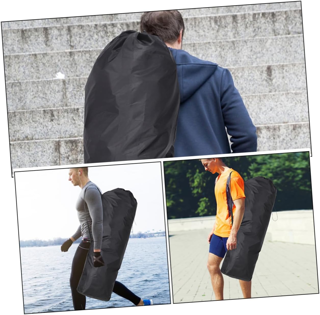 SHOWERORO 2pcs Portable Stroller Storage Bag for Airplanes Gate Check Trains Cars Travel Bag for Umbrella and Stroller Protection