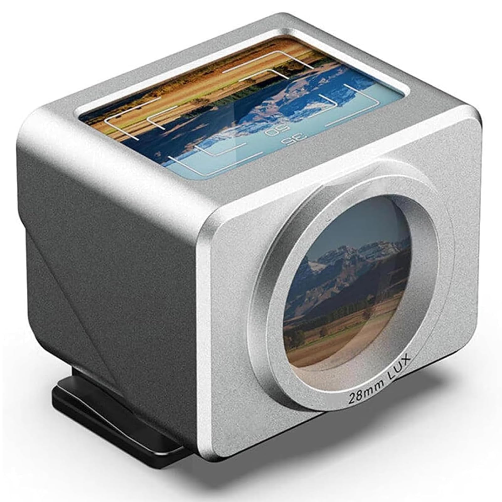 Viseur optique 28mm avec capot amovible et lignes de cadre ajustables