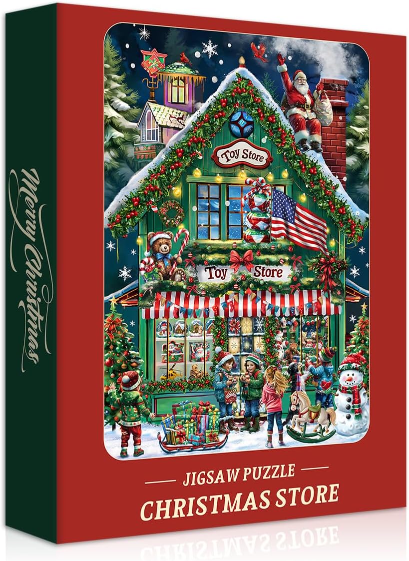 Christmas Puzzles for Adults 1000 Pieces, Christmas