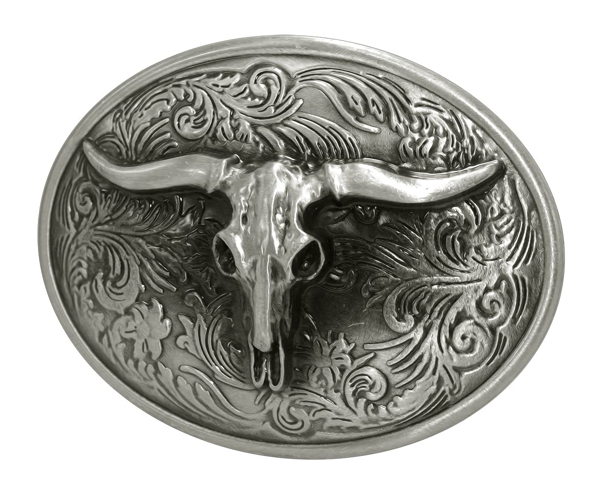 Hebillas de cinturón de fantasma esqueleto pirata diseño vaquero estilo