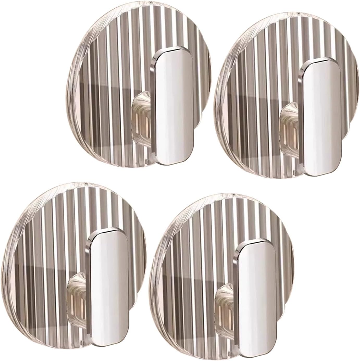 Hair Accessories Organizer Holder, 4 Pcs Headband Holder Organizer, Hair Accessories Organizer Wall Hooks，Clear Acrylic Bow Holder，Bracelet Holder and Necklace Display(Short Style)