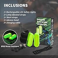 Vista 2 de Luces LED de seguridad para bicicleta, luz trasera de bicicleta rojo/verde, linterna de seguridad trasera de bicicleta, recargable por USB C, 4