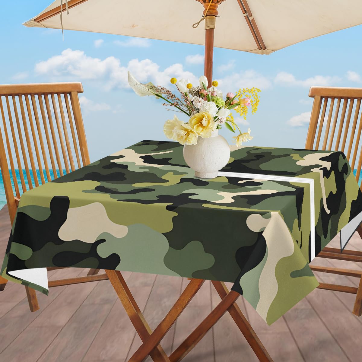 camo patio table umbrella Amazon.com: GzLeyigou 60