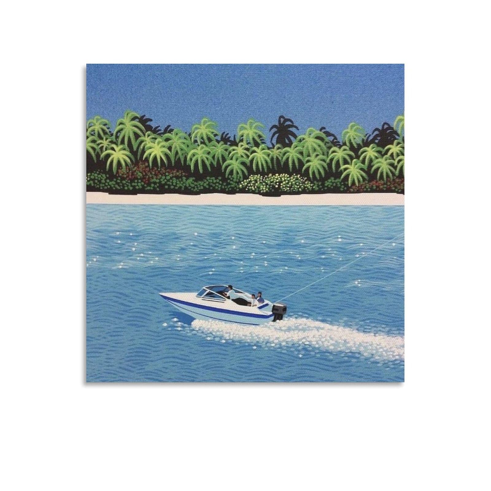 Amazon.co.jp: 永井博 ヨット風景 ポスター アートパネル