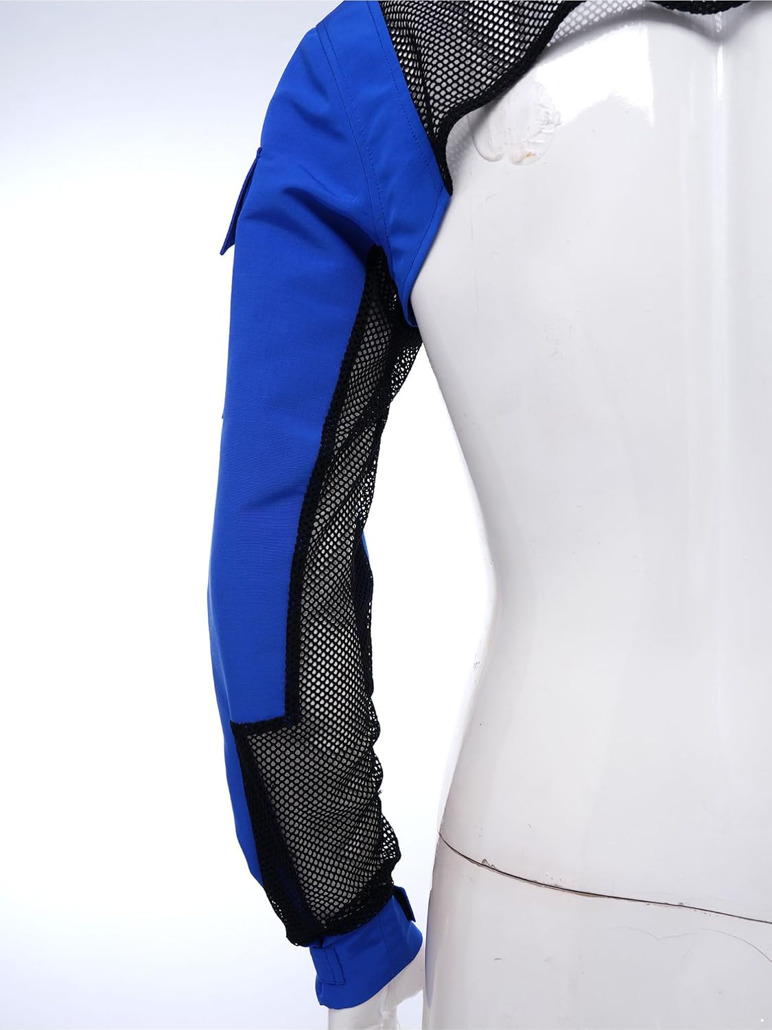 iiniim Mens Tactical Combat Shrug Crop Top Ripstop Military Jackets Stand Collar Long Sleeve Armor