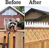 Vista 6 de Paquete de 12 palomas para pájaros para exteriores con 20 bridas para cables, picos disuasorios de pájaros para palomas y otras aves pequeñas, picos