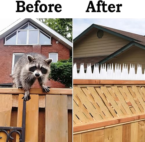 Miniatura 6 de Paquete de 12 palomas para pájaros para exteriores con 20 bridas para cables, picos disuasorios de pájaros para palomas y otras aves pequeñas, picos