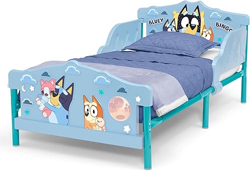 Miniatura 4 de Delta Children - Cama infantil Bluey 3D, color azul