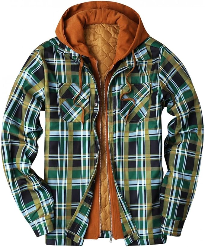 mens checked lumberjack jacket