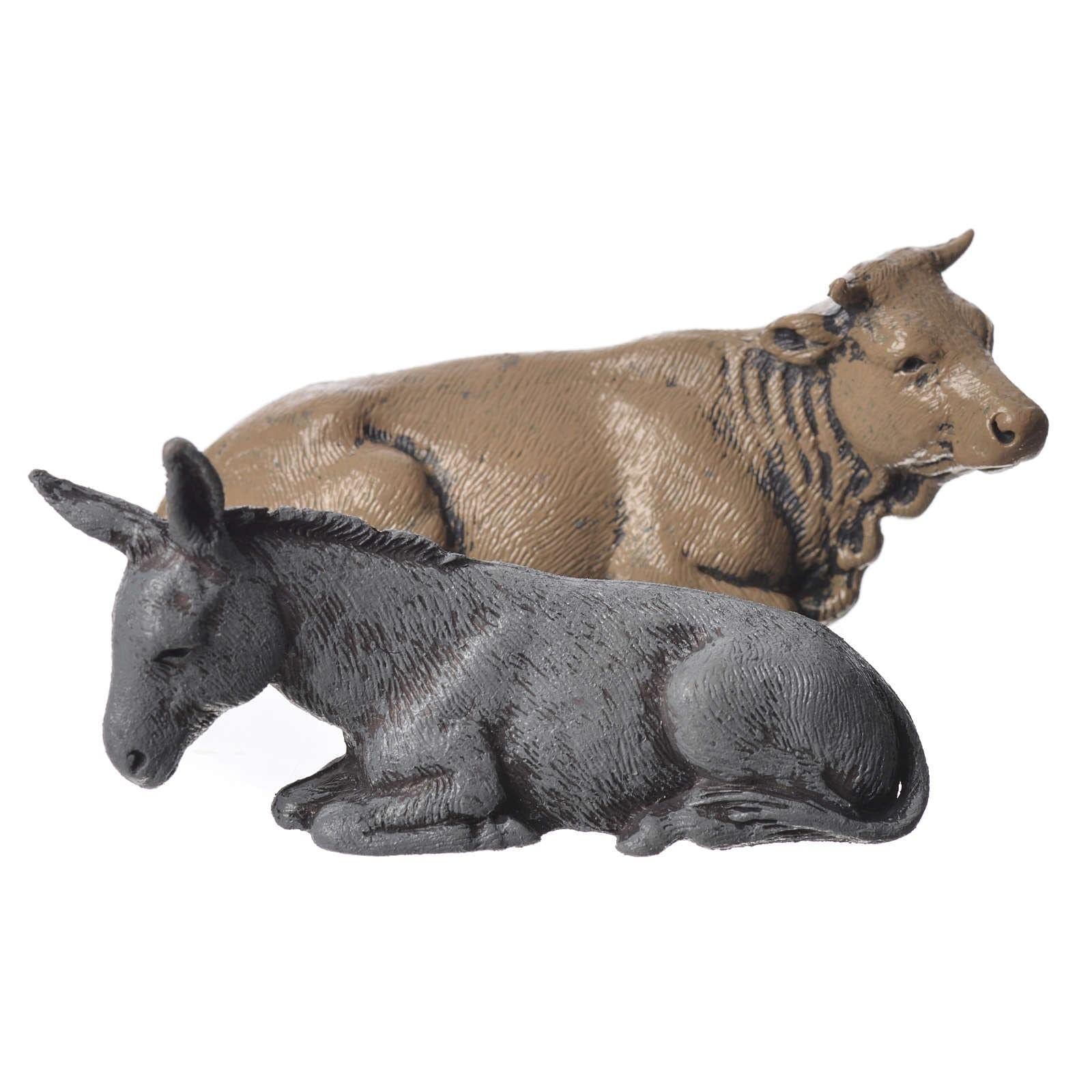 Moranduzzo Natividad 6 Figuras para Belén de 6,5 cm – Mini 6,5 – Escala 1:30 – Figuras Irrompibles Acabadas a Mano, Escultor M. Landi, Made in Italy