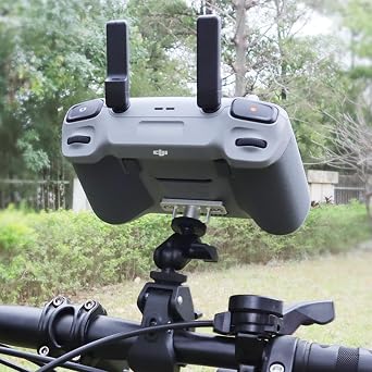 RC2 Bicycle Mount Bracket Adapter for DJI Mini 5 Pro/Avata 360/Air 3S/Flip/Mavic 4Pro/ Mini 4 Pro Accessories - Cycling Bike Handlebar Holder Clamp Clip Base Compatible with DJI RC/RC 2 Controller