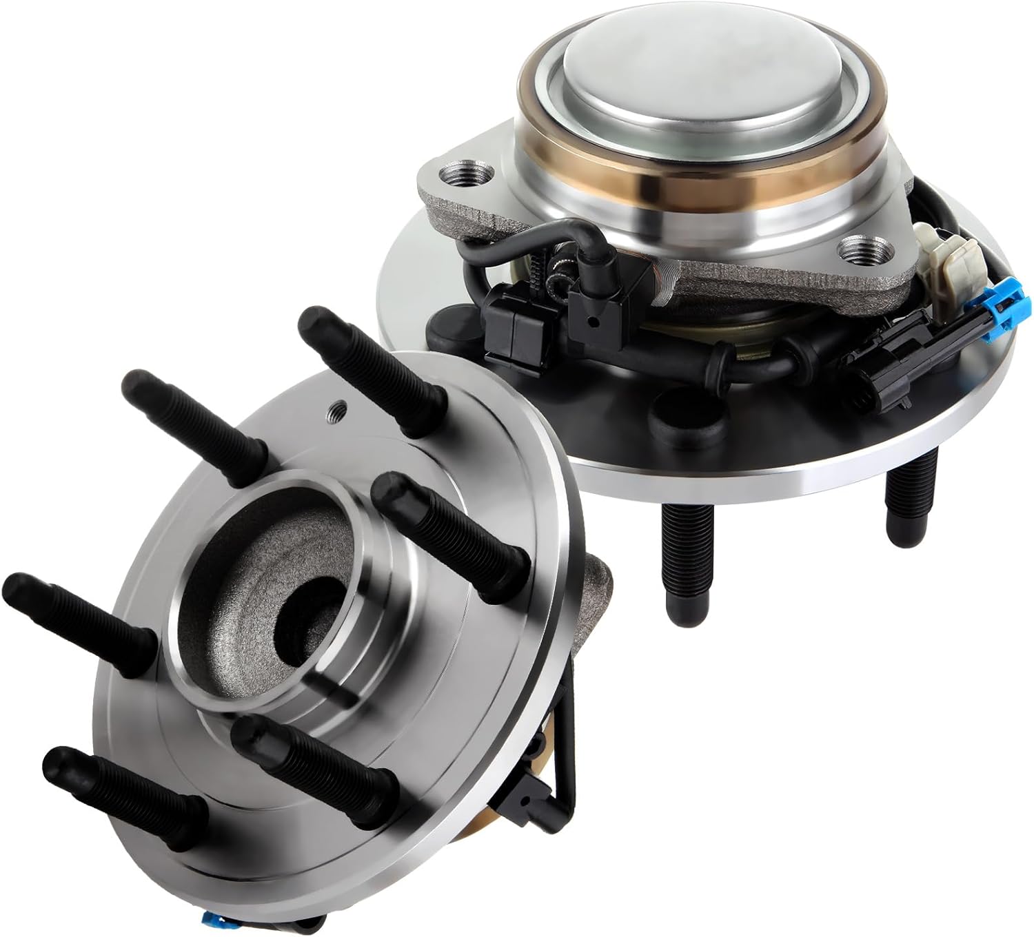 ECCPP Replacement for Wheel Hub Bearing Assembly for 2003-2005 Chevy Astro | 2003-2005 GMC Safari W/ABS 6 Lugs 515071 2pcs