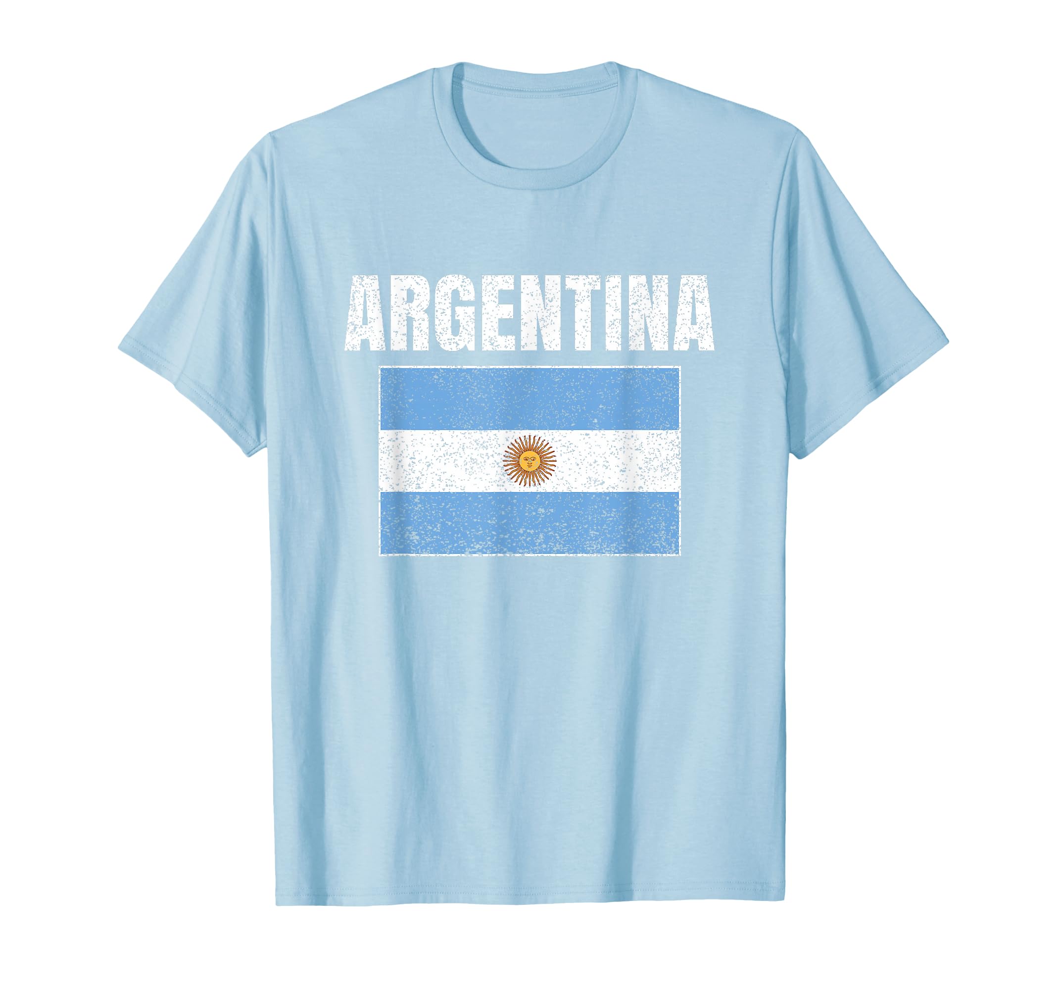 Argentinian Flag Vintage Argentina Map Country Gift T-Shirt