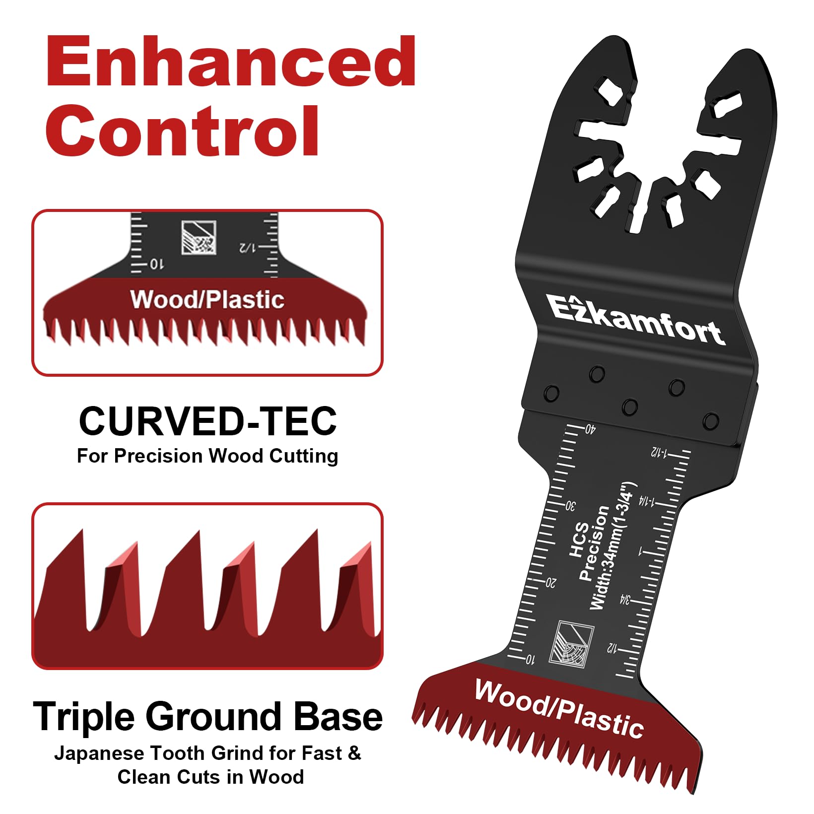 Multitool Sägeblätter, Diamant Multifunktionswerkzeug Klingen Set, OszillierendeMultitool Sägeblätt für Mörtel entfernen und weiche Fliesen schneiden für DeWalt Milwaukee und mehr (138 PCS)