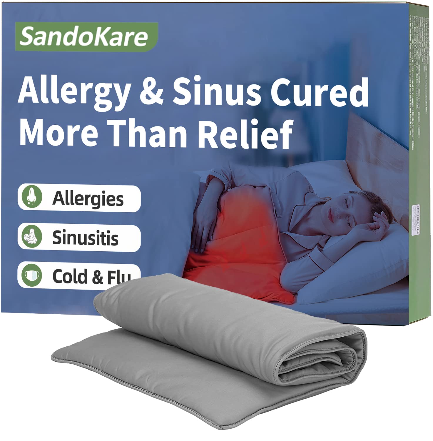 Nasal Allergy Relief Blanket, DrugFree Nasal Care for Sinus Relief
