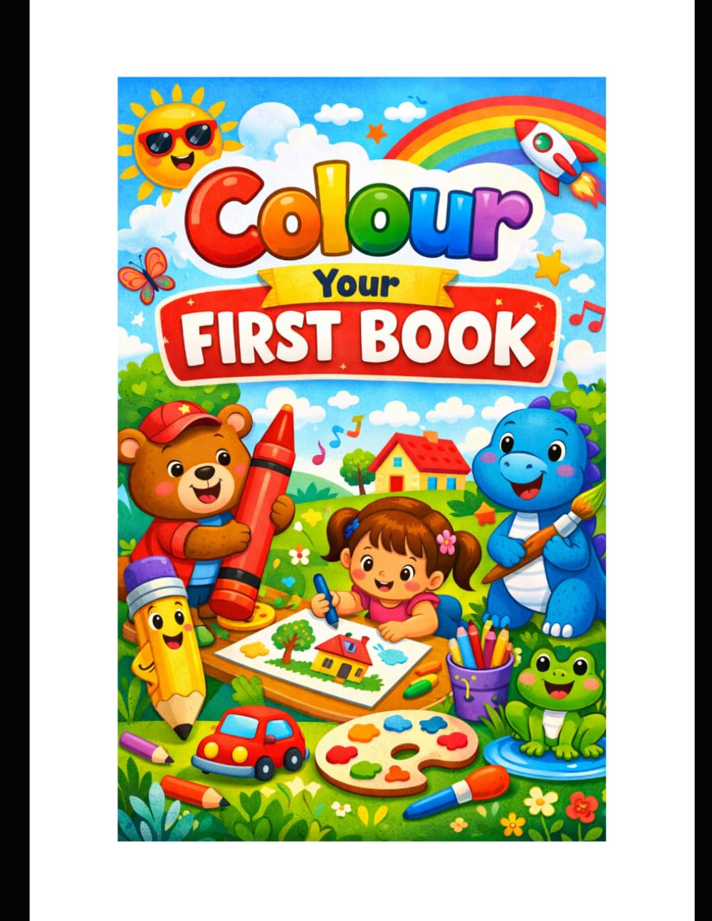Animal Coloring Book For Kids Ages 3 - 5: Fun and Easy Coloring Book for Kids Ages 3–5