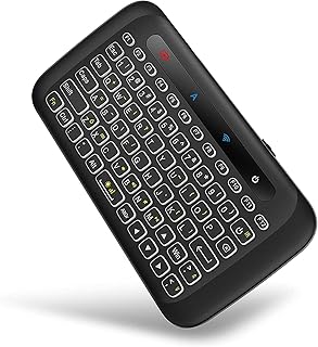 Tobo Mini Wireless Keyboard,H20 Mini Keyboard with Touchpad,Backlit Small Wireless Keyboard,Full Size Touchpad,Handheld IR Price In India