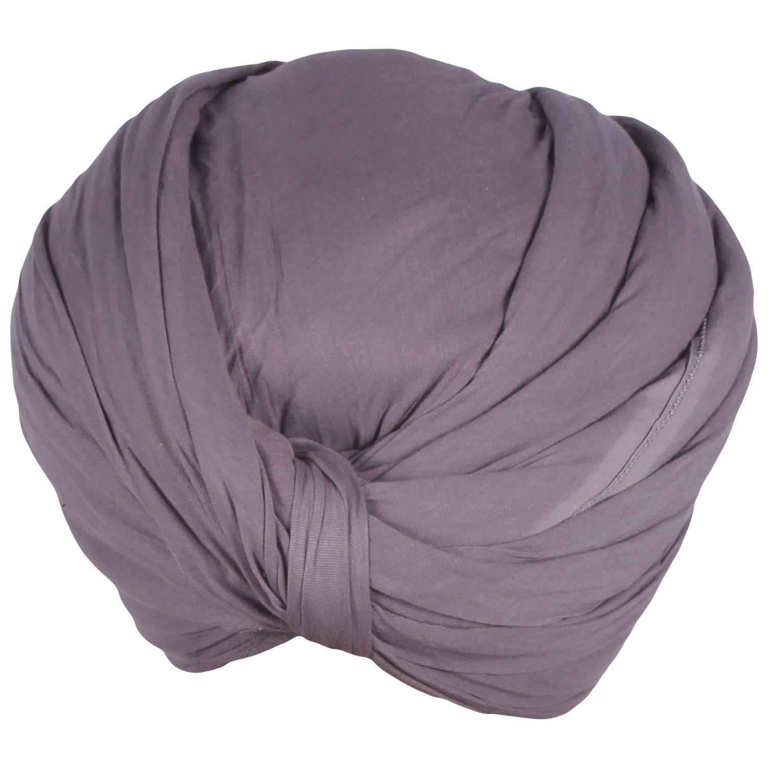Indian Collectible - Turbante in cotone sikh da uomo, colore grigio, 5 m, punjabi pagri (rubia voile non cucito), Grigio, M