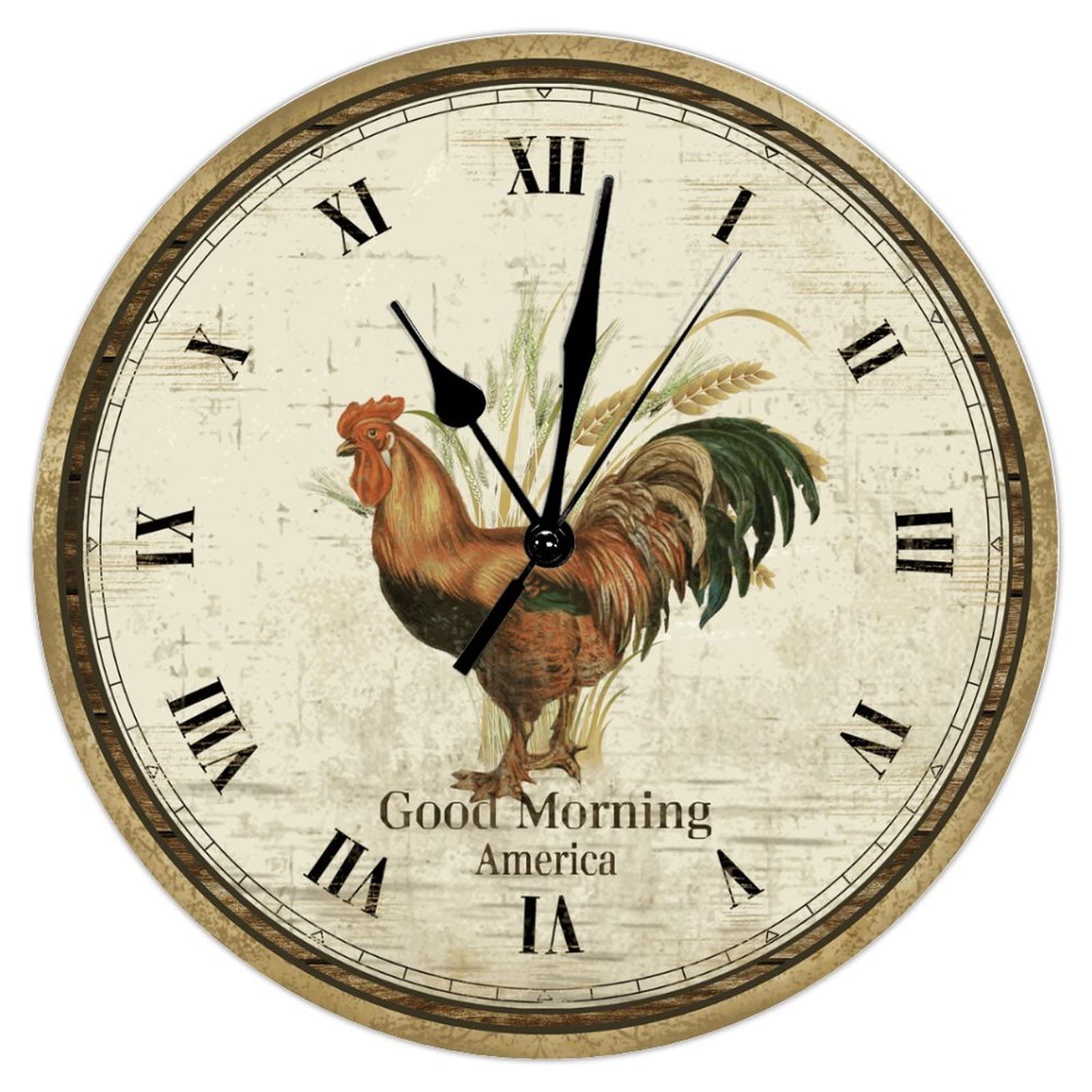 Horloge murale décorative idée cadeau d'anniversaire pour salon ou style fermier