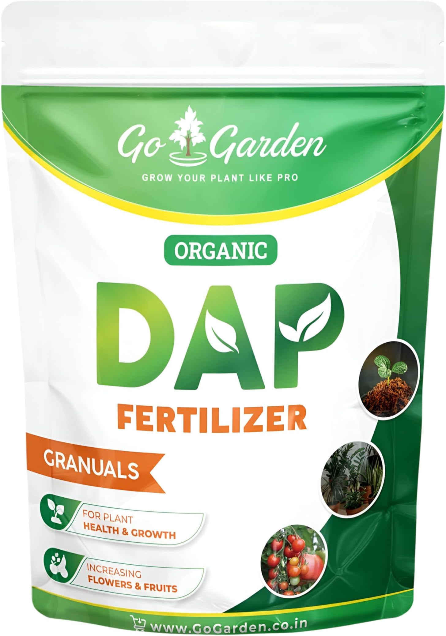 DAP Fertilizer – 100% Water-Soluble Plant Food for Indoor & Outdoor Plants – Boosts Growth, Flowering & Fruiting – Easy to Use Granules (400g)