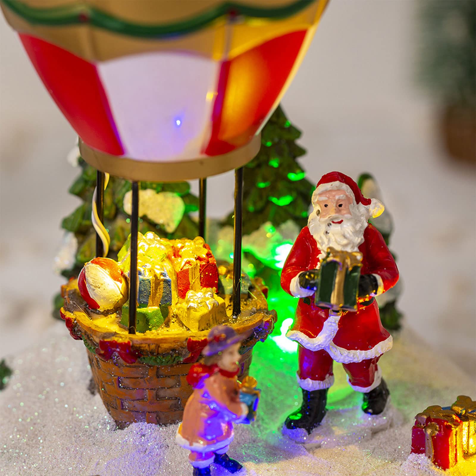 Pozytywka Boże Narodzenie balon ornament żywica pulpit ozdoba prezenty świąteczne