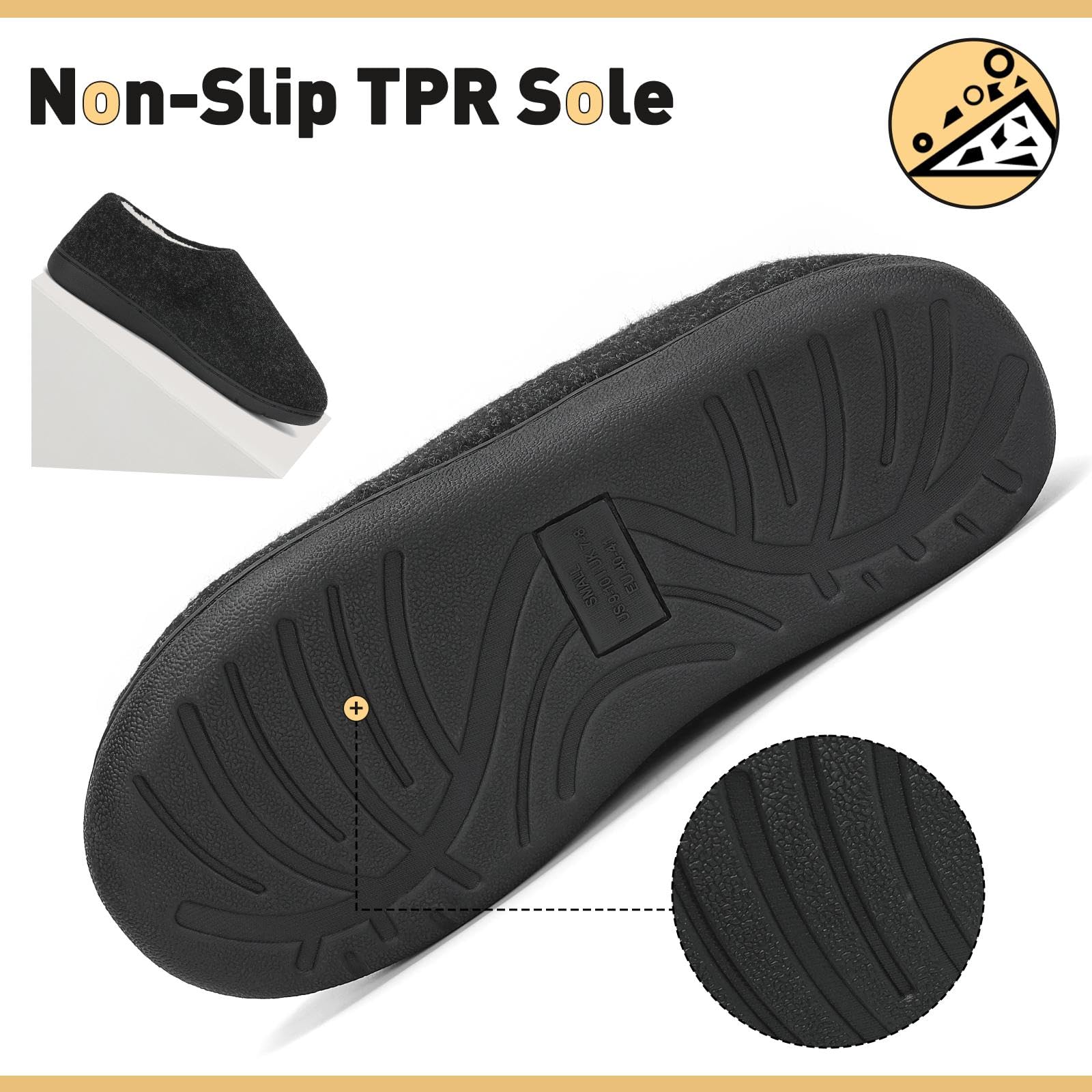Mishansha Pantofole Inverno Calde in Memory Foam Ciabatte da Casa Comode Antiscivolo, Unisex-Adulto