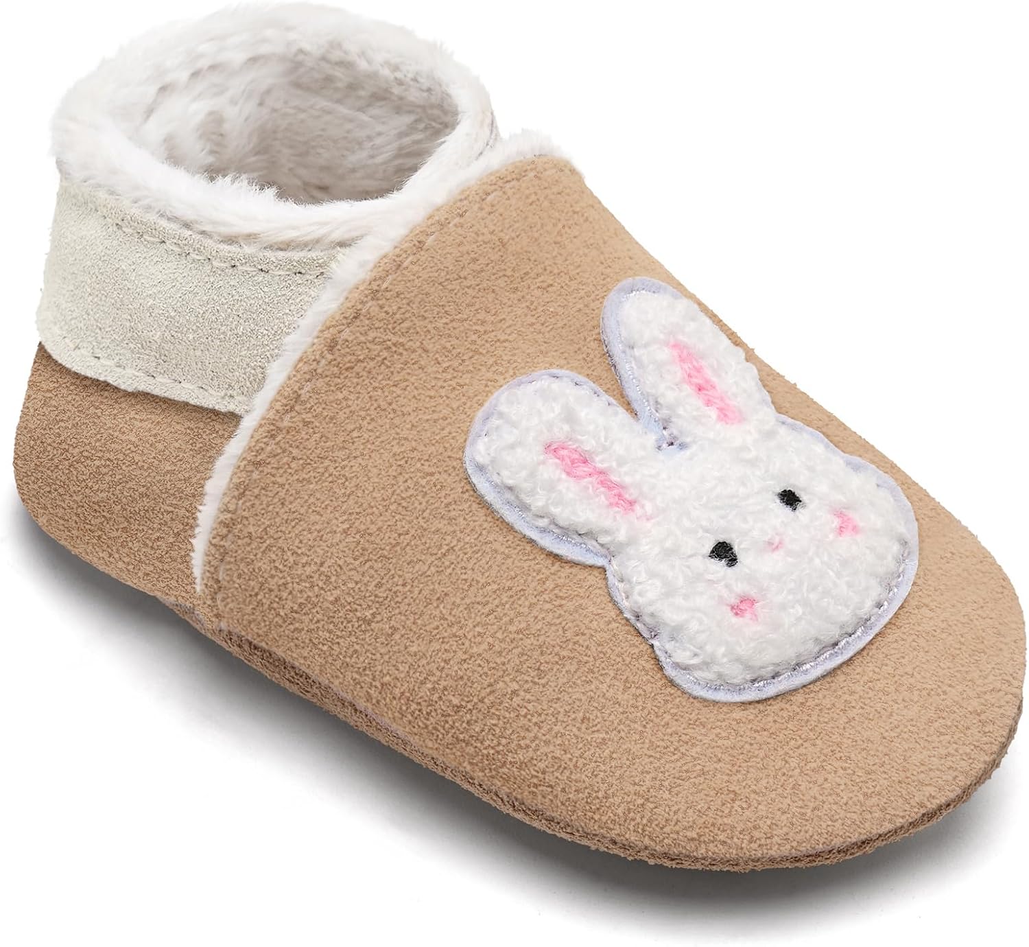 Zachte leren babyschoentjes voor de eerste stapjes