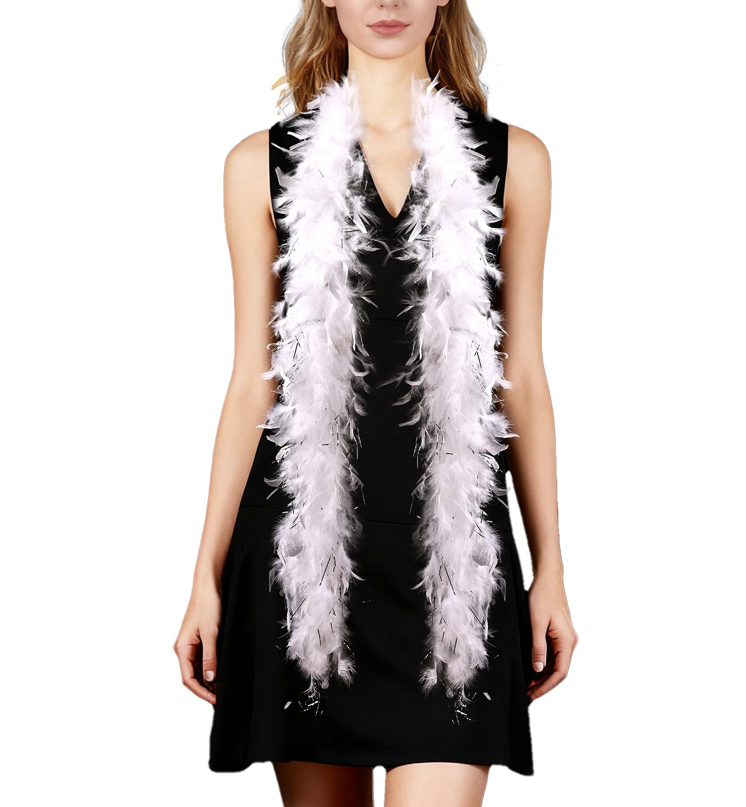 THARAHT 19 Color- 40/60g 2Yard Chandelle Feather Boa Dancing Wedding Party Halloween Costume Decoration Feathers boa