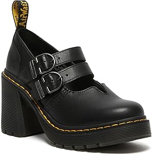 Amazon.com | Dr. Martens, Womens Eviee Heeled Shoe, Black Sendal Amazon.com | Dr. Martens, Womens Eviee Heeled Shoe, Black Sendal