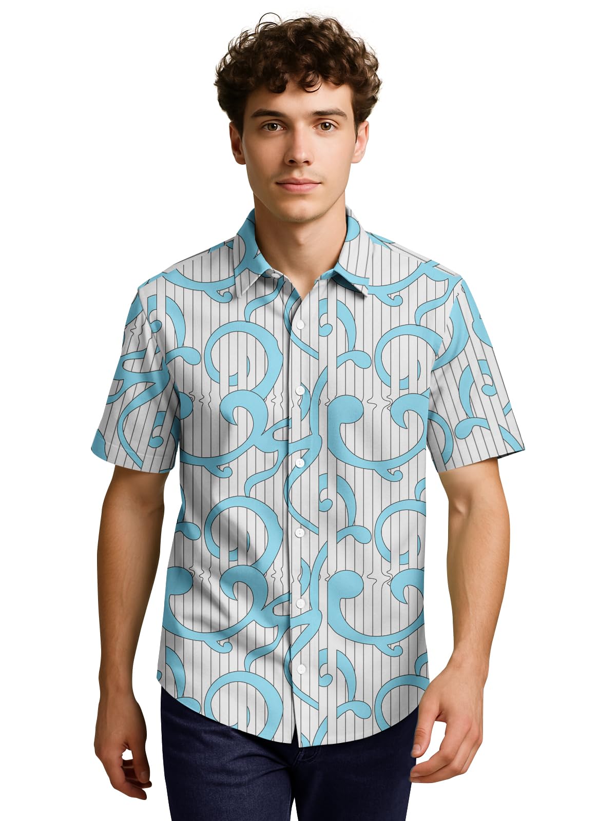 bullmer Trendy Regular Fit Cotton Blend Printed Casual Half Sleeve Shirt for Men | Stylish Mens Casual Shirts | Shirts for Men-picture-23