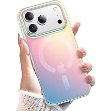 JETech Magnetic Case for iPhone 18 Pro Max/17 Pro Max, Iridescent