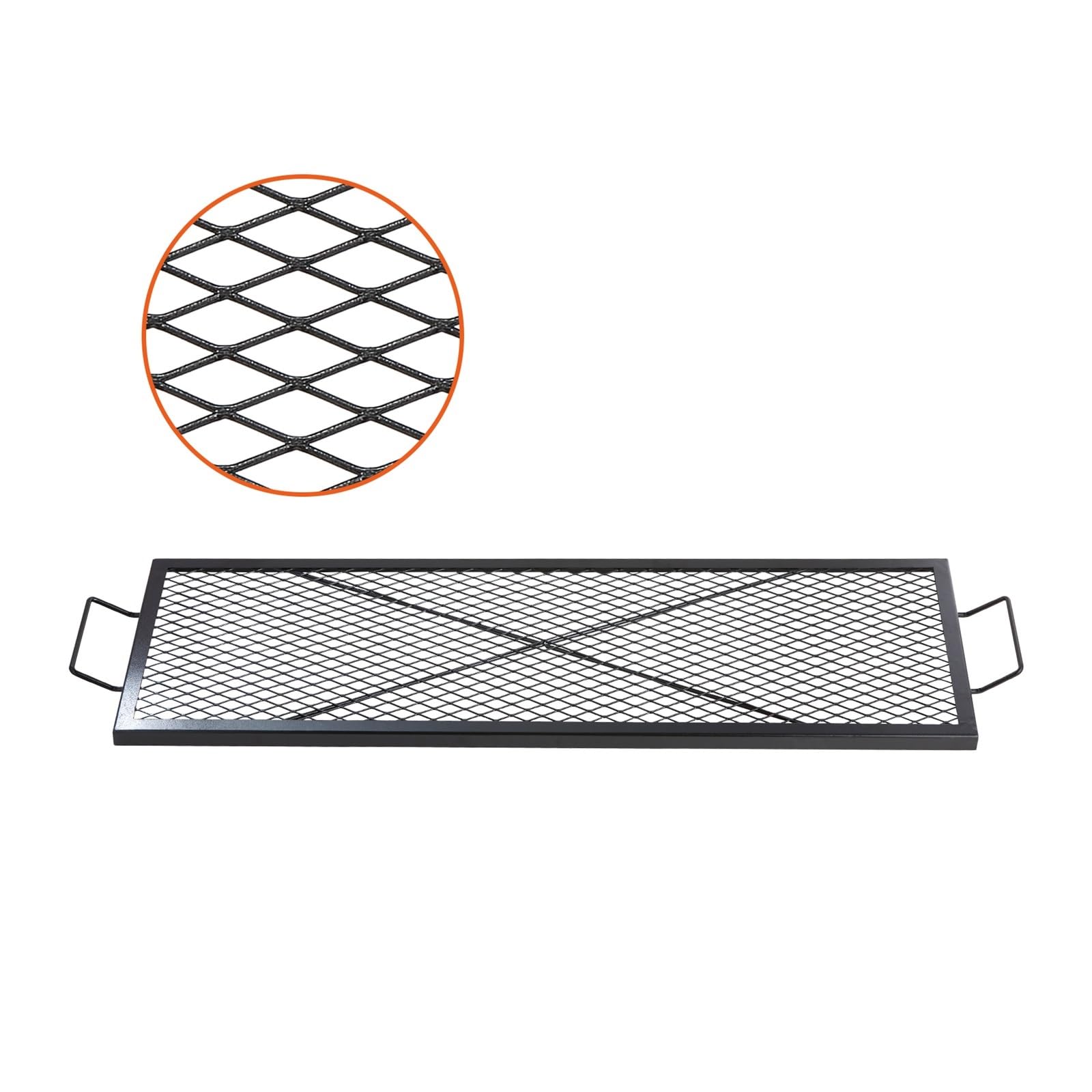 Grill węglowy przenośny lekki grill narzędzia do grillowania gotowania na świeżym powietrzu Camping piesze wycieczki pikniki Party Do samodzielnego montażu(32x15in)