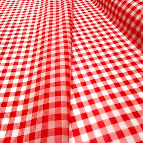 Tnt Estampado Festa Junina Xadrez Vermelho Caipira 6,00m X 1,40m